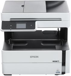 МФУ струйное Epson M3170 черно-белая печать, A4, с СНПЧ, белый