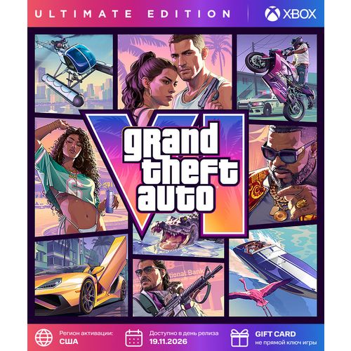 Пополнение игровой валюты Microsoft Grand Theft Auto VI — Ultimate Edition США, регион: США