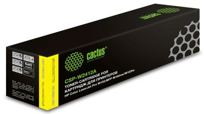 Картридж Cactus CSP-W2412A, 216A, желтый / CSP-W2412A