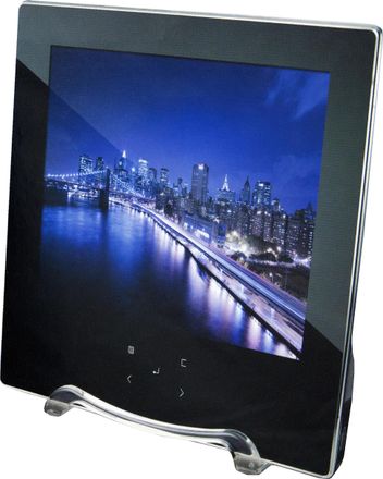 Цифровая фоторамка Digma PF-806SL,  8", черный [pf-806sl b]