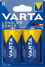 Изображение товара D Батарейка VARTA Longlife power LR20 BL2 Alkaline,  2 шт.
