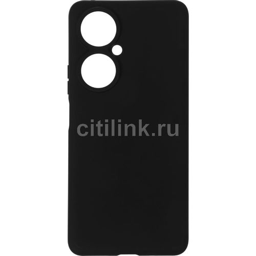 Чехол (клип-кейс) BORASCO Silicone Case, для Huawei Nova 11i, черный [72182]
