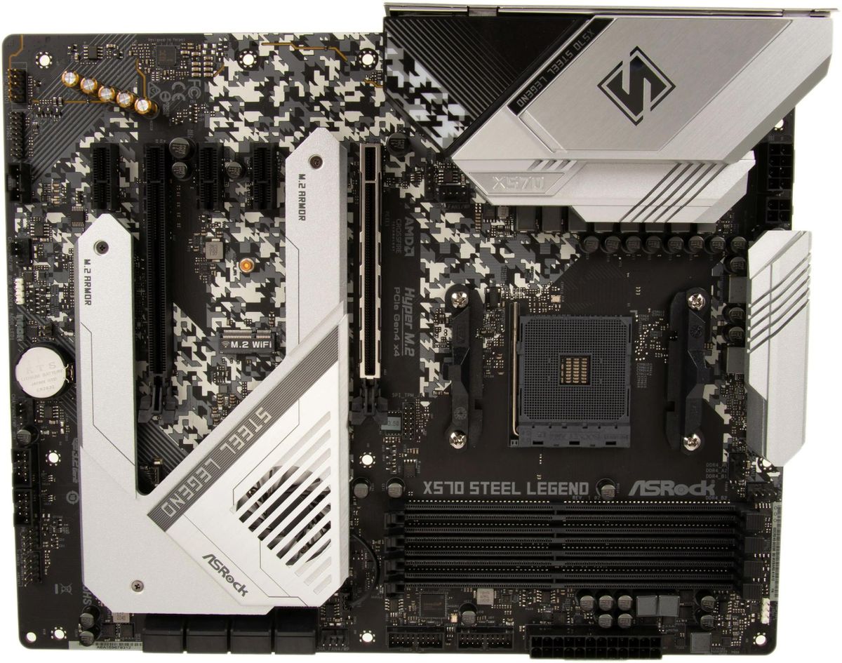 Asrock x570 steel legend atx am4 amd motherboard on sale