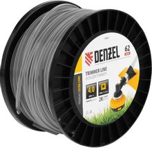 Изображение товара Леска для садовых триммеров DENZEL 96821 4 мм 62 м высокая прочность