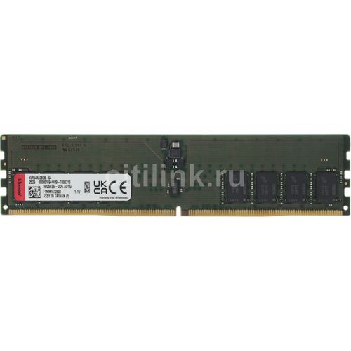 Оперативная память Kingston Valueram KVR64A52BD8-64 DDR5 - 1x 64ГБ 6400МГц, DIMM, Ret