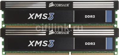 Оперативная память Corsair XMS3 CMX16GX3M2A1333C9 DDR3 -  2x 8ГБ 1333МГц, DIMM,  Ret