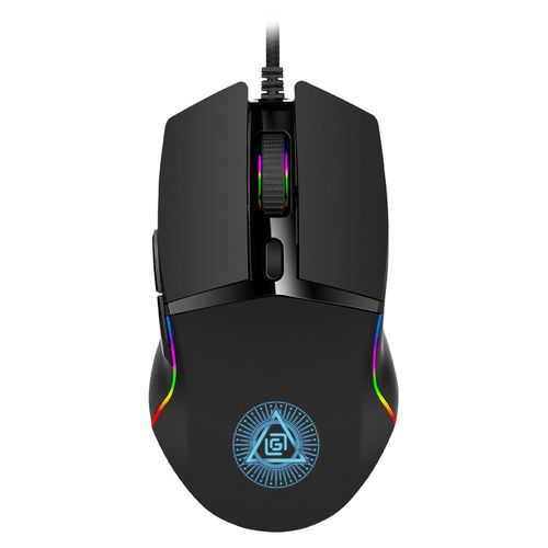 Мышь проводная Oklick 717G PROPHECY, игровая, оптическая, USB, 8000dpi, черный [1465495]