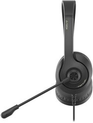 Гарнитура A4TECH Fstyler FH100U,  проводные, черный