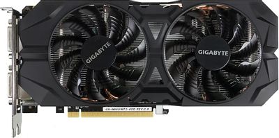 Видеокарта GIGABYTE NVIDIA  GeForce GTX 960 GV-N960WF2-4GD 4ГБ GDDR5, Ret
