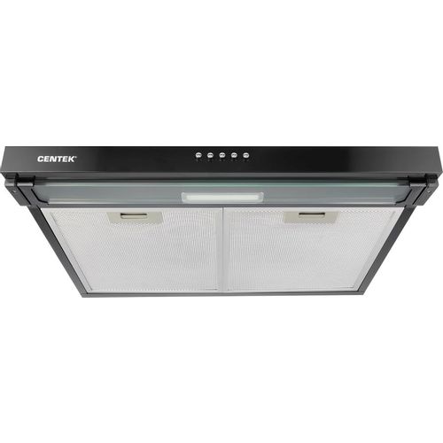Вытяжка козырьковая CENTEK CT-1800-60, управление кнопочное, черный [ct-1800-60 black]