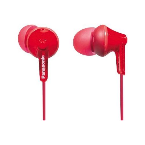 Наушники Panasonic RP-HJE125E-R, 3.5 мм, внутриканальные, красный