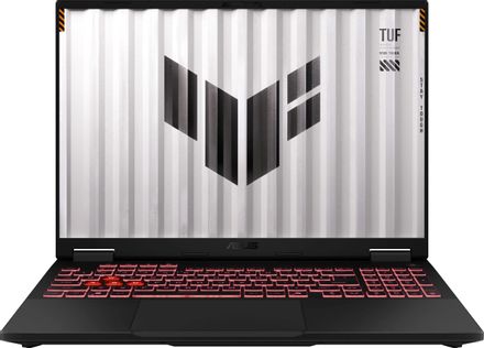 Ноутбук игровой ASUS TUF Gaming A16 FA608UMI-TU172, 16", 2025, IPS, AMD Ryzen 7 260 3.8ГГц, 8-ядерный, 16ГБ DDR5, 512ГБ SSD,  NVIDIA GeForce  RTX 5060 для ноутбуков - 8 ГБ, TGP 115Вт, без операционной системы,  серый [90nr0kv1-m00bc0]