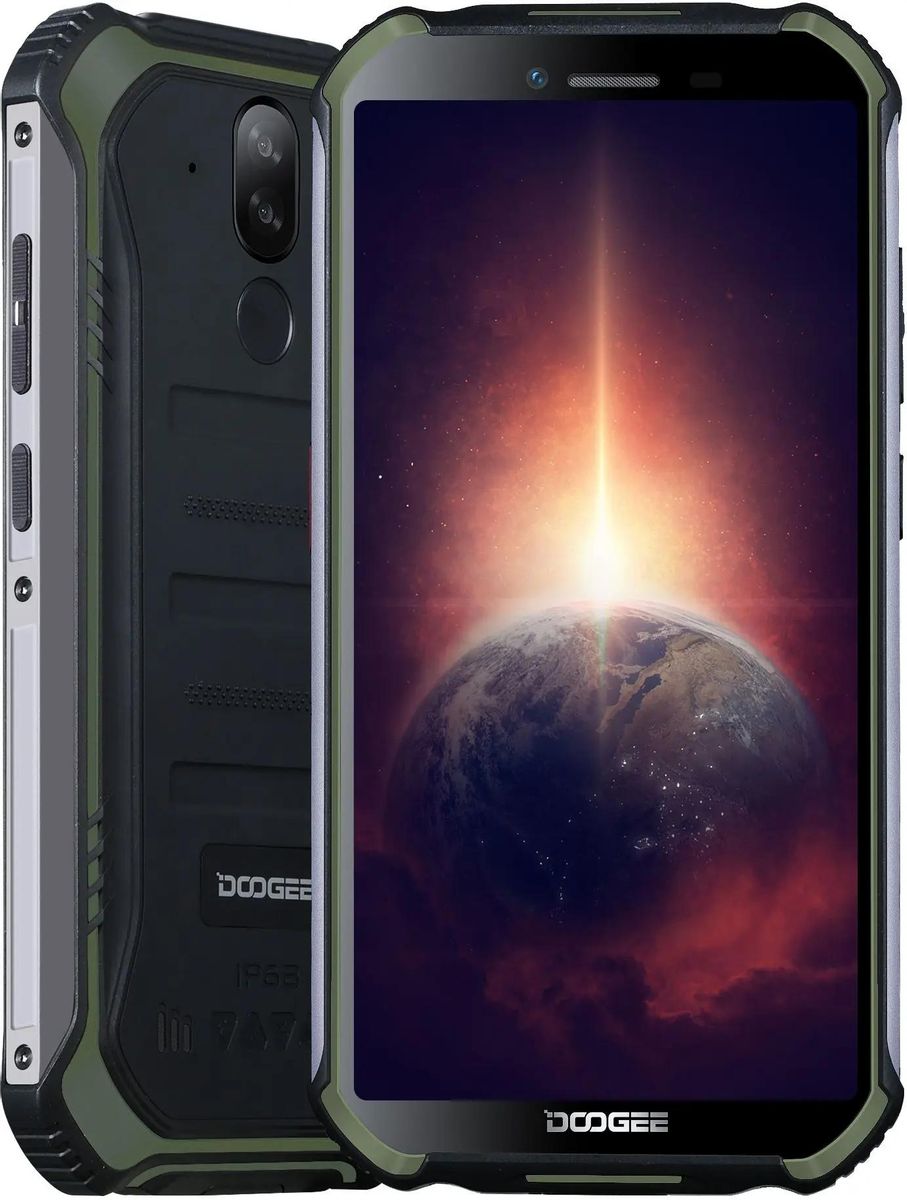 Смартфон DOOGEE S40 Pro 4/64Gb, зеленый – купить в Ситилинк | 1522279