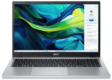 Ноутбук Acer Aspire Go AG15-21PT-R5GQ, 15.6", IPS, AMD Ryzen 5 7520U 2.8ГГц, 4-ядерный, 8ГБ DDR5, 512ГБ SSD,  AMD Radeon  610M, Windows 11 Home,  серебристый [nx.jjjaa.004]