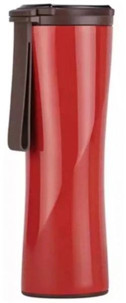 Термокружка HUOHOU KissKissFish Moka Smart Coffee Tumbler, 0.43л, красный