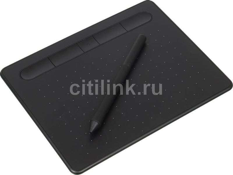 Графический планшет Wacom Intuos S CTL-4100WLK-N, A6, черный