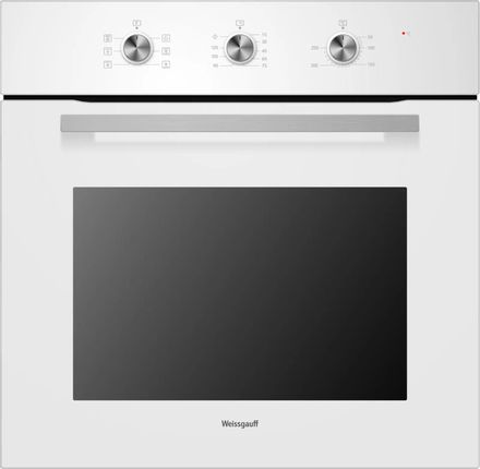 Духовой шкаф электрический WEISSGAUFF EOM 262 PMW, 60л, дверца с 2 стеклами, белый