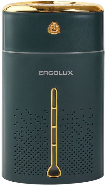 Увлажнитель воздуха ультразвуковой ERGOLUX ELX-HUM01-C05,  1л,  зеленый