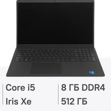 Изображение товара Ноутбук Dell Vostro 15.6 512GB SSD 8GB RAM Linux Ubuntu черный
