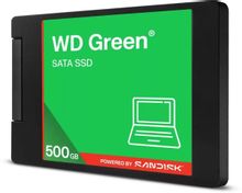 Изображение товара SSD накопитель WD Green 500ГБ, 2.5", SATA III,  SATA [wds500g5g0a]
