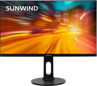 27" Монитор SunWind SUN-M27BA104, 2560x1440, IPS, 75Гц, 2хHDMI, 1хDP ...