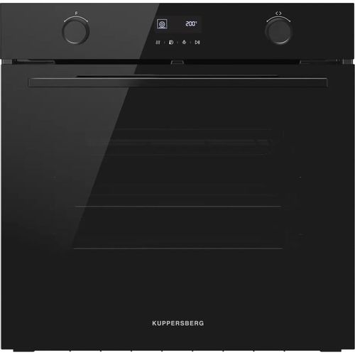 Духовой шкаф электрический KUPPERSBERG High-Tech HT 611 BB, 72л, дверца с 3 стеклами, черный стекло