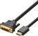 Изображение товара Кабель видео UGREEN HD106,  HDMI (f) -  DVI (f),  2м, GOLD,  ф/фильтр,  черный [10135]