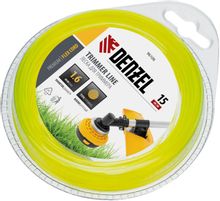 Изображение товара Леска для садовых триммеров DENZEL 96106 1.6мм 15м