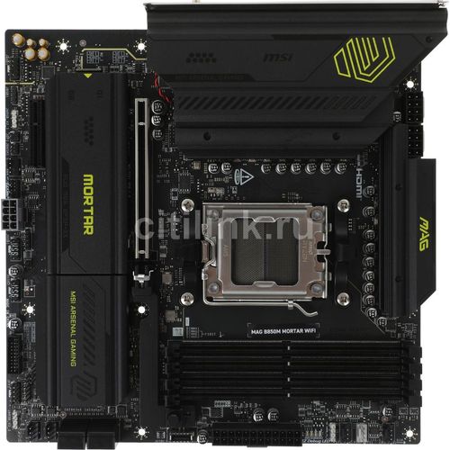 Материнская плата MSI MAG B850M MORTAR WIFI, Socket AM5, AMD B850, mATX, Ret