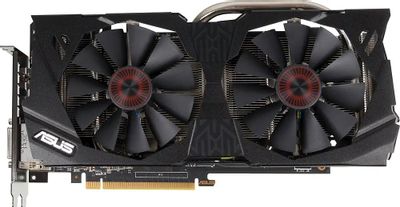 Видеокарта ASUS NVIDIA  GeForce GTX 970 STRIX-GTX970-DC2OC-4GD5 4ГБ GDDR5, OC,  Ret