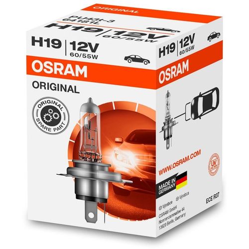 Лампа автомобильная галогенная Osram 64181L, H19, 12В, 1шт