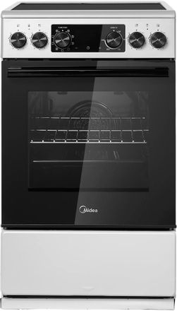 Электрическая плита Midea MFO-D4E20T9E(SL),  стеклокерамика,  без крышки,  серый/черный
