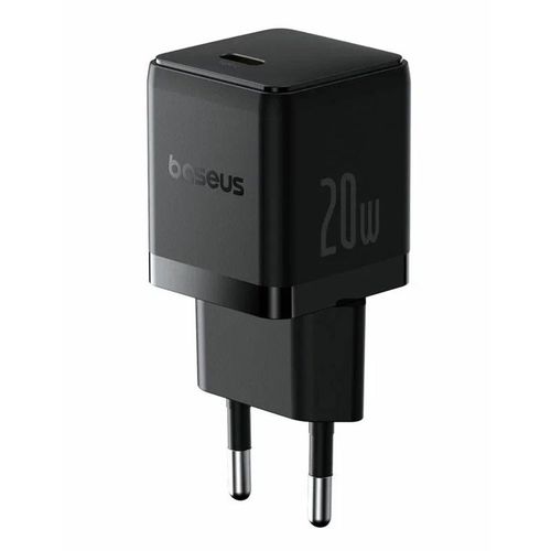 Сетевое зарядное устройство BASEUS Palm, USB-C, USB-C, 20Вт, 3A, черный