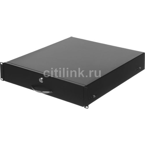 Ящик ЦМО ТСВ-Д-2U.450-9005, 2, 19″, черный, (в упаковке: 1шт)