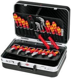 Изображение товара Набор инструментов KNIPEX KN-002120, 20 предметов, диэлектрический Изображение товара Набор инструментов KNIPEX KN-002120, 20 предметов, диэлектрический