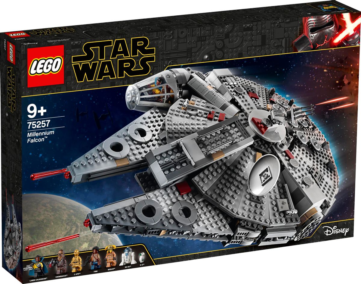 Обзор товара конструктор Lego Star Wars Сокол Тысячелетия, 75257 (1478034)  в интернет-магазине СИТИЛИНК