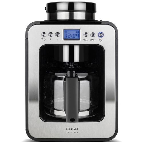 Кофеварка CASO Coffee Compact Electronic, капельная, нержавеющая сталь /черный