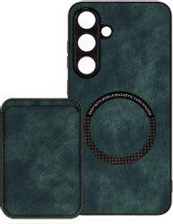 Чехол (клип-кейс) ZIBELINO Premium, для Samsung Galaxy S25+, зеленый