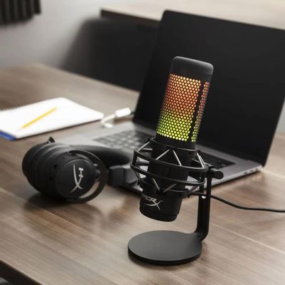 Микрофон HYPERX QuadCast S, черный [hmiq1s-xx-rg/g] – купить в