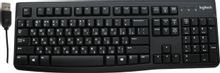 Клавиатура Logitech K120, USB, с гравировкой, черный [920-002583 ...