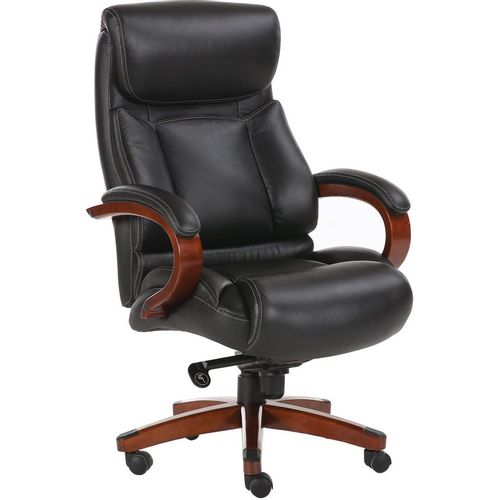 Кресло BRABIX Infinity EX-707, экокожа/кожа, до 125кг, мультиблок, фиксированные подлокотники, черный