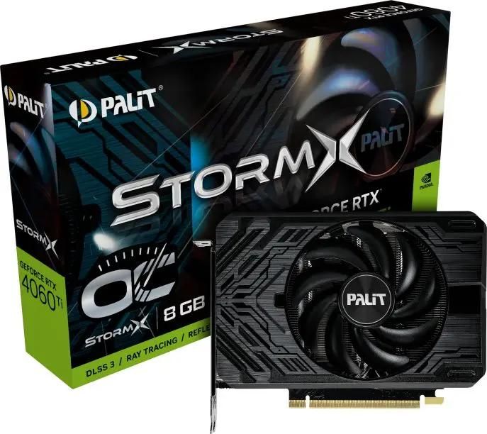Видеокарта Palit NVIDIA GeForce RTX 4060TI PA-RTX4060TI STORMX OC