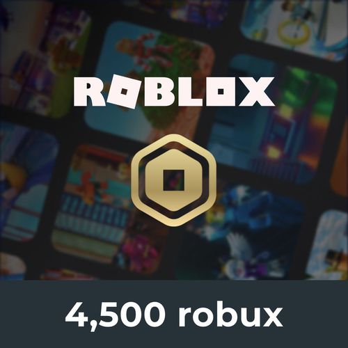 Пополнение игровой валюты ROBLOX 4500 Robux, регион: Весь мир