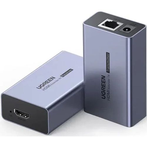 Адаптер аудио-видео UGREEN CM609, HDMI (m) - RJ45, HDMI (m), ver 1.4, ф/фильтр, черный [90811eu]