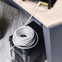 Патч-корд REXANT вилка RJ-45,  вилка RJ-45,  кат.5E,  ПВХ,  25м,  серый