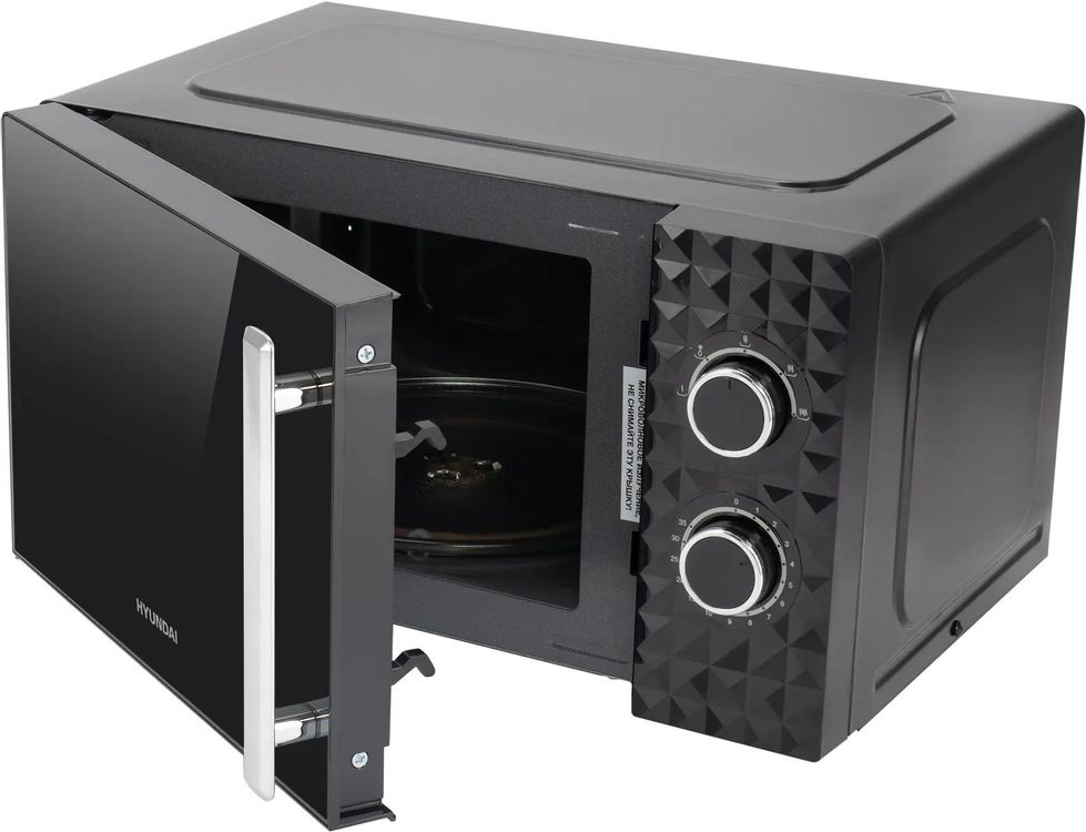 Микроволновая печь Hyundai HYM-M2095 черный, 20 л, 700 Вт, переключатели - поворотный механизм, фото9