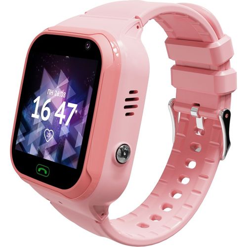 Смарт-часы Кнопка Жизни Aimoto Omega 4G, 42мм, 1.44", с SIM, розовый