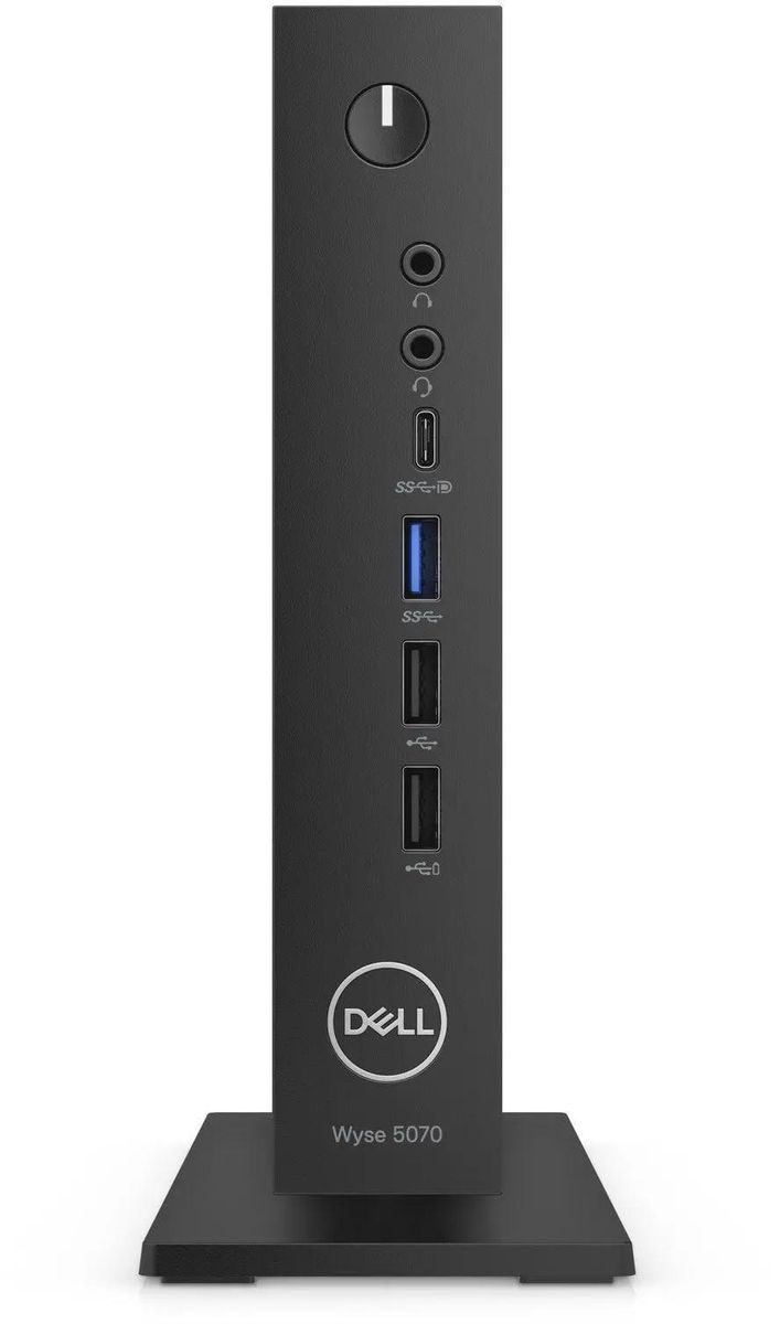 Тонкий клиент Dell Wyse 5070 3Y PNBD, Intel Celeron J4105, DDR4 4ГБ,  32ГБ(SSD), Intel UHD Graphics 600, ThinOs, черный [5070-3388] – купить в  Ситилинк | 1522480