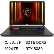 Изображение товара Игровой ноутбук MSI Vector 17 HX AI A2XWIG-063XRU 17 IPS, Intel 24-ядерный