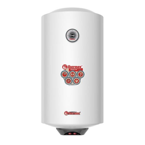 Водонагреватель Thermex Praktik 80 V, накопительный, 2.5кВт, 80л, белый [эдэ001640]